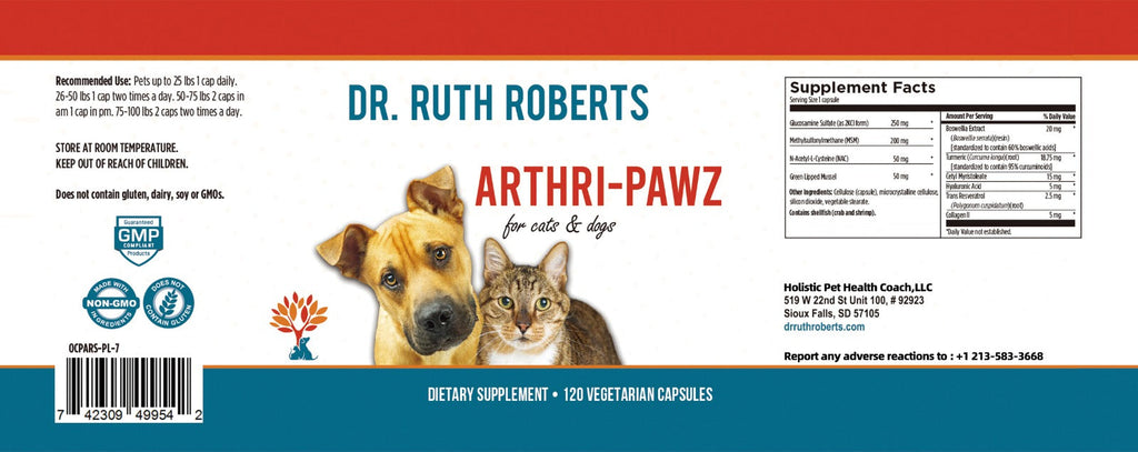 Arthri-Pawz Glucosamine Joint Supplement for Dogs and Cats