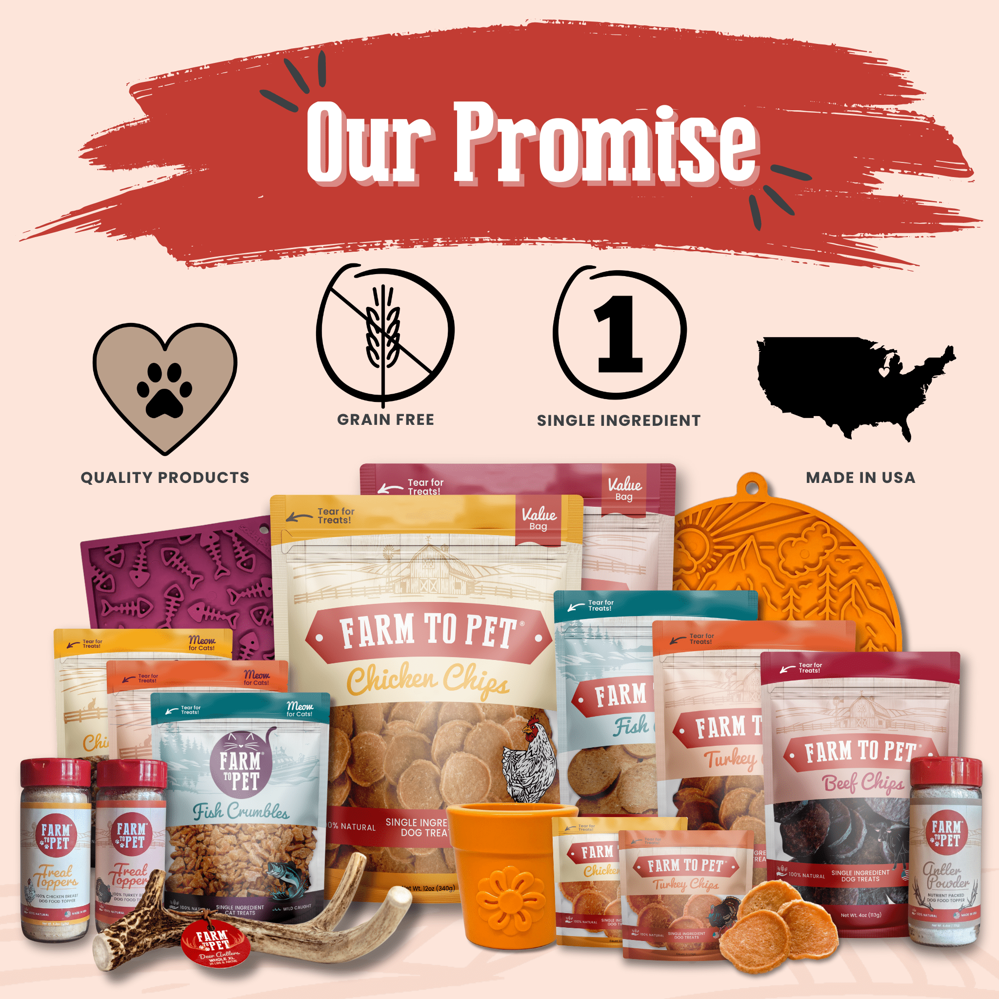 Turkey Chips for Dogs | Single-Ingredient, Hormone-Free Treats
