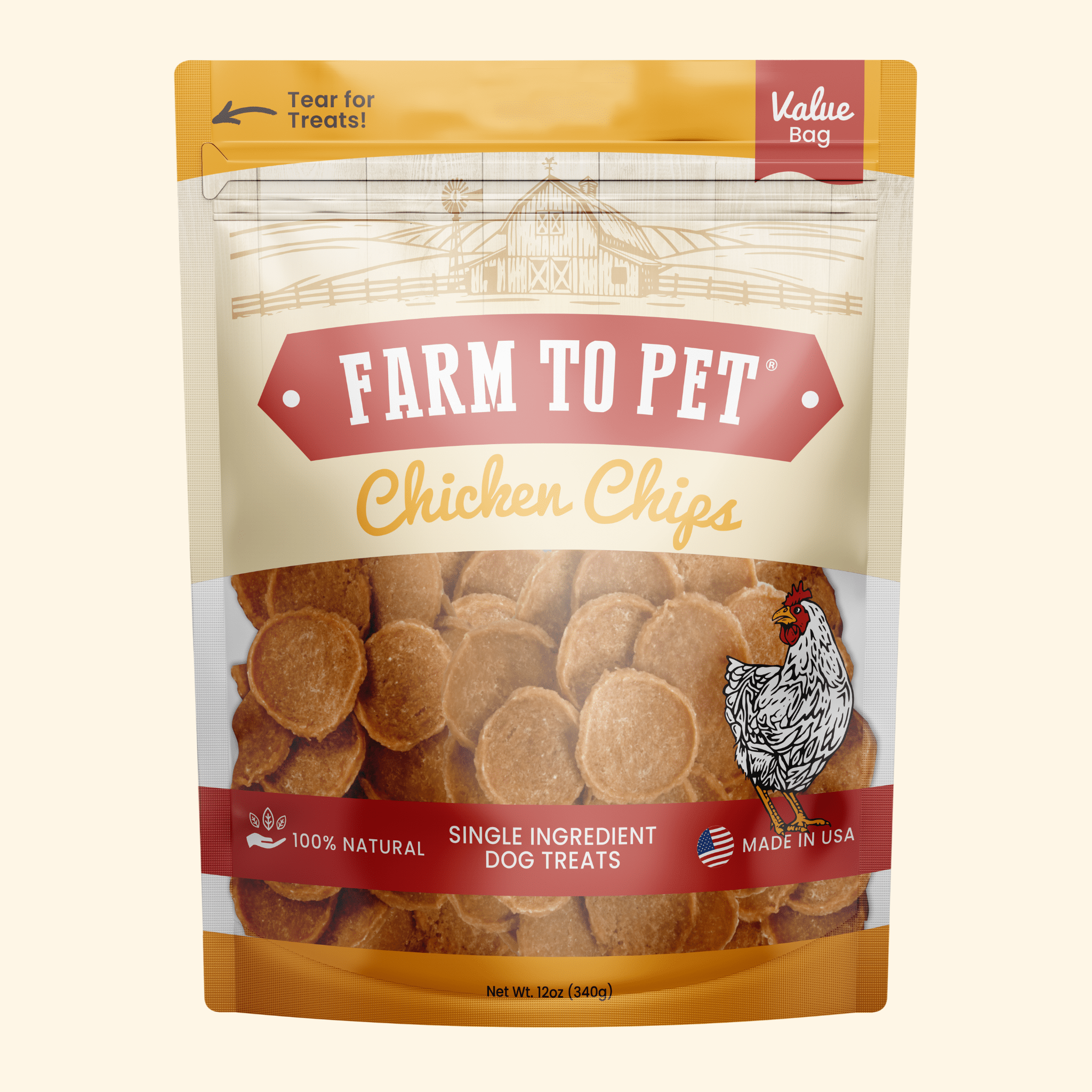 Chicken Chips for Dogs | Single-Ingredient, Made in USA