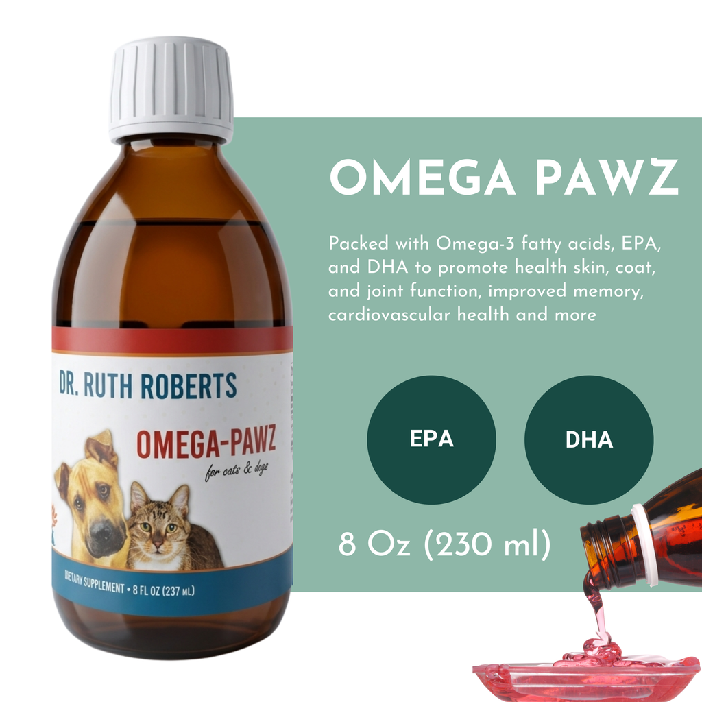 Omega Pawz Liquid Omega-3 Fish Oil for Dogs and Cats