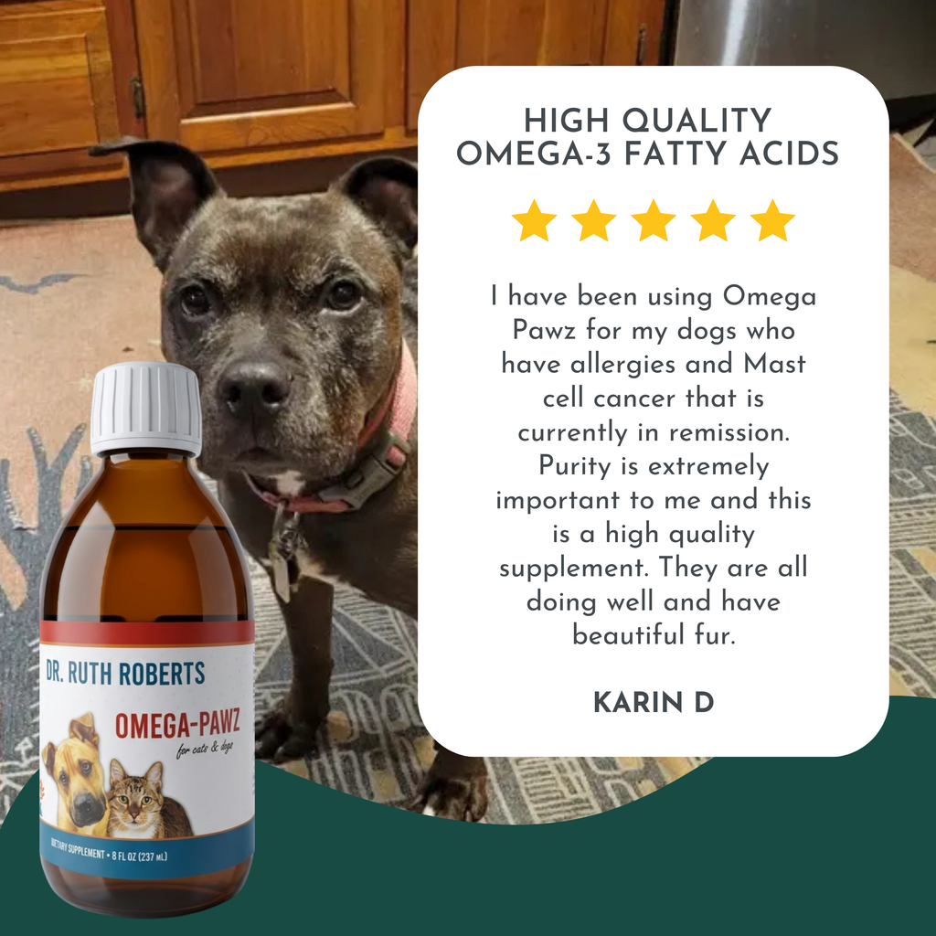 Omega Pawz Liquid Omega-3 Fish Oil for Dogs and Cats