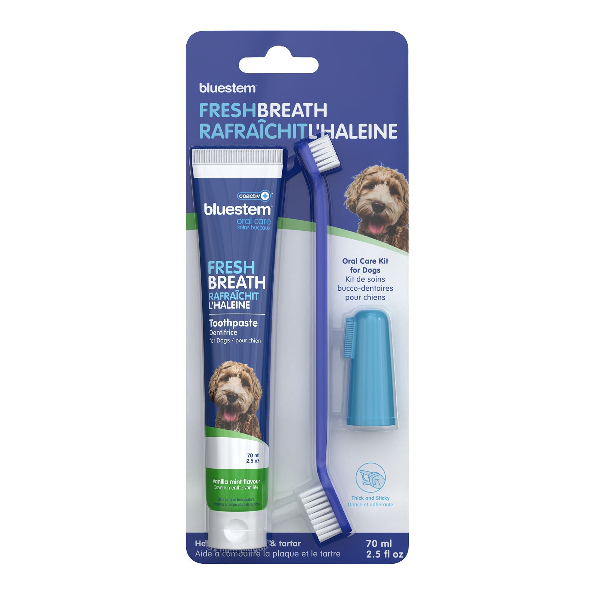 Bluestem Complete Pet Dental Kit for Dogs and Cats
