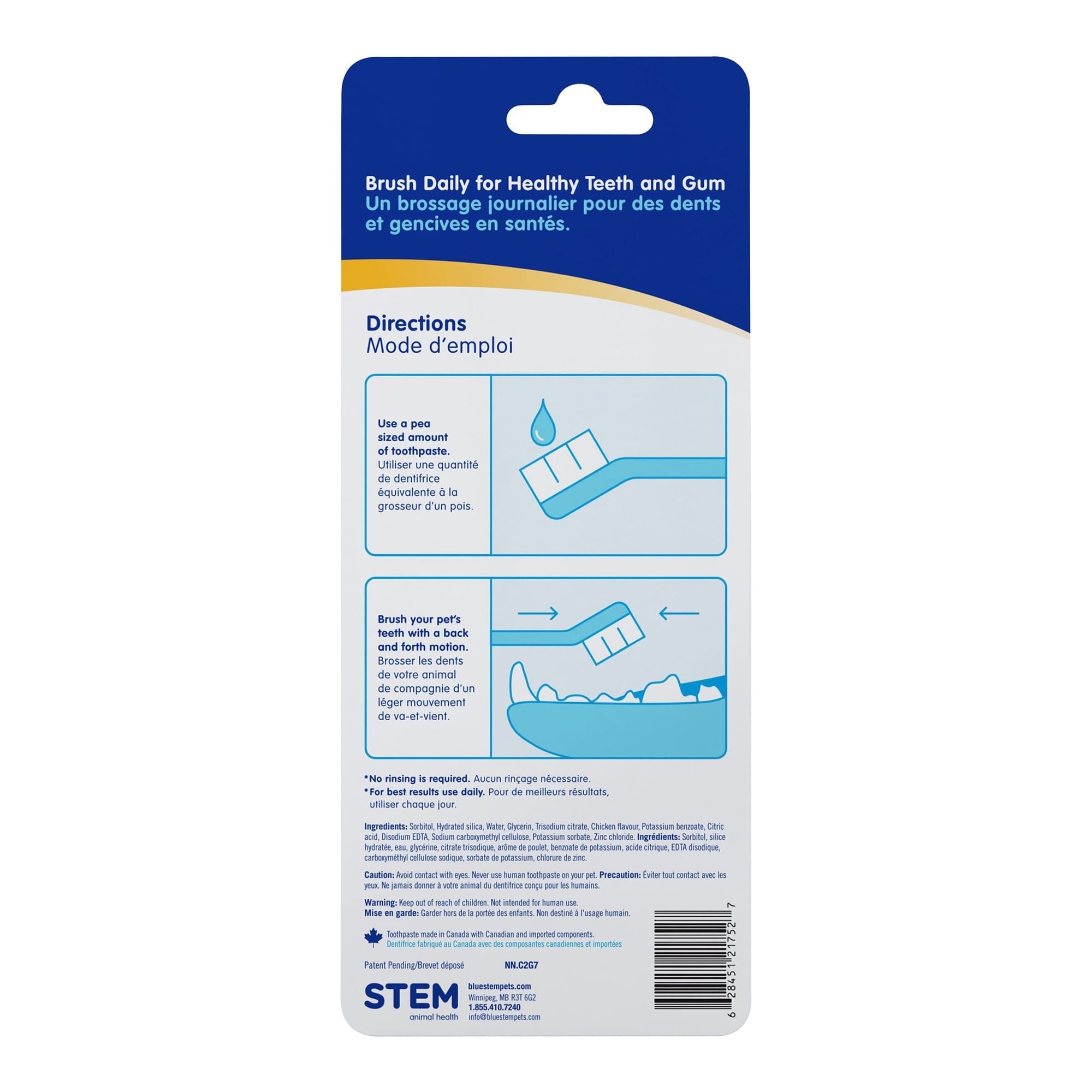 Bluestem Complete Pet Dental Kit for Dogs and Cats