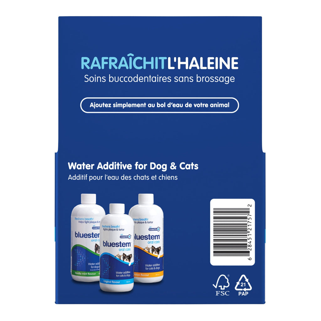 Bluestem original water additive label