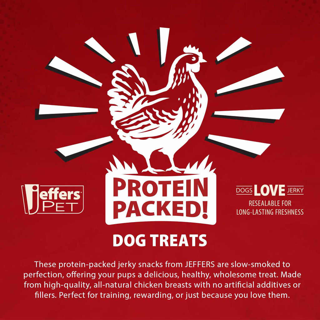 Jeffers Natural Chicken Jerky for Dogs (24 oz)