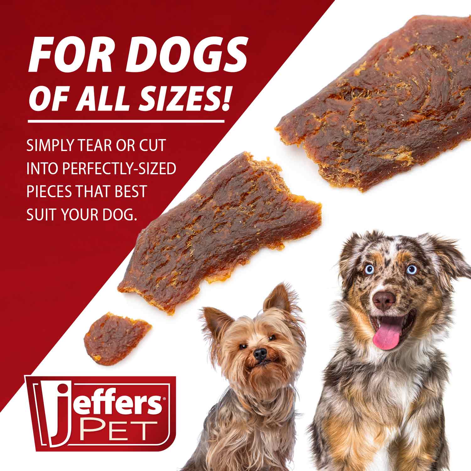 Jeffers Natural Chicken Jerky for Dogs (24 oz)